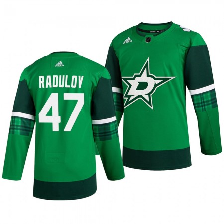 Miehille NHL Dallas Stars Pelipaita Alexander Radulov 47 Adidas 2019-20 St. Patrick's Day Authentic
